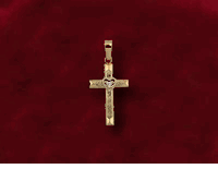 14K Gold Cross