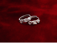 14K Gold CZ Earrings