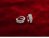 14K Gold CZ Earrings