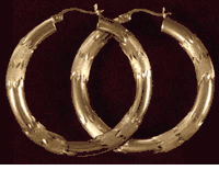 14K Gold Hoop Earrings