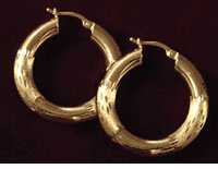 14K Gold Hoop Earrings
