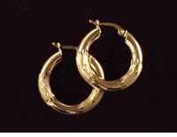 14K Gold Hoop Earrings
