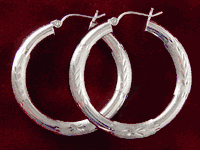 14K Gold Hoop Earrings