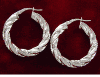 14K Gold Hoop Earrings