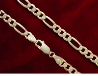 14K Gold Mens Link Bracelet