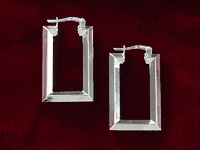 14K White Gold Earrings