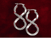 14K White Gold Earrings