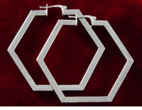 14K White Gold Earrings