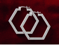 14K White Gold Earrings