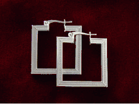 14K White Gold Earrings