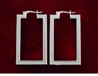 14K White Gold Earrings