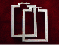 14K White Gold Earrings