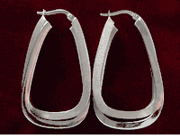 14K White Gold Earrings