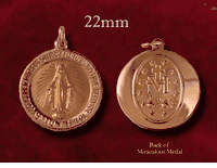 22mm Religious Medals