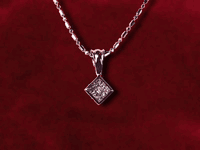 25ptTW Diamond Pendant