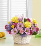 1-800-FLOWERS Bright Flower Basket 