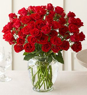 Mixed longstem Red Roses Valentine