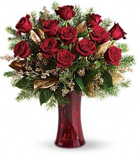 A Christmas Dozen Red Rose