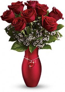Lg -All My Heart Bouquet Valentine rose
