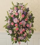 All-Pink Sympathy Standing Spray