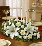 All White Centerpiece Flower