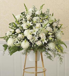 All-White Sympathy Standing Basket 