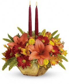 Autumn Reflections Centerpiece Flowers
