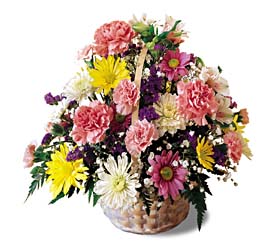 Basket Of Cheer Bouquet 