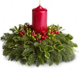 Berry Bright Centerpiece Flowers 