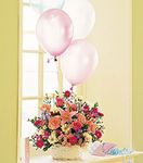 birthday balloon basket birthday balloon basket