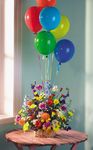 Large Basket with Balloons Large Basket with Balloons