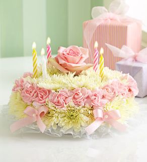 Birthday Flower Cake Pastel Sm