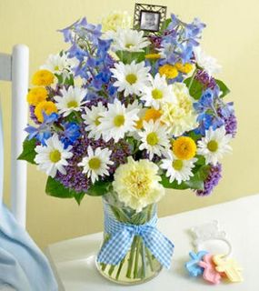 Bouquet for Baby with Frame