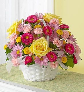 Bright Flower Basket 