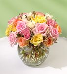 BUBBLE BOWL Rose BOUQUET 