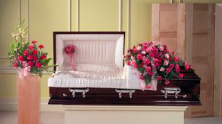 Carnation Casket cover large
