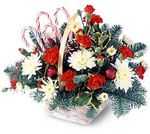 Christmas Candy Cane Lane Gift Basket Christmas Candy Cane Lane Gift Basket