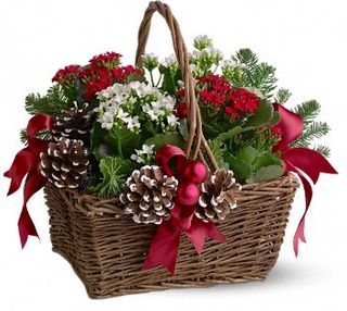 Christmas Garden Basket