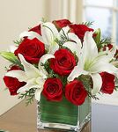 Christmas Rose and Lily Bouquet