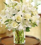Classic All-White Arrangement 