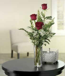 Classic Bud Vase Roses