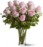Dozen Pink Roses by Irving Florist Dozen Pink Roses by Irving Florist