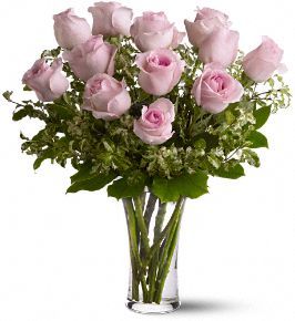  Dozen Pink Roses by Irving Florist