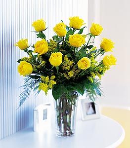 Dozen Yellow Roses 