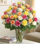 Elegance Premium Long Stem Assorted Roses 3 dozen