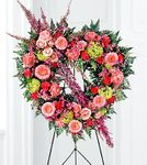 Eternal Rest  Heart Wreath