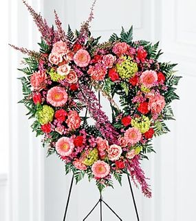 Eternal Rest  Heart Wreath