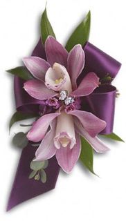 Exquisite Orchid Wristlet