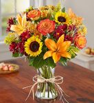 Orange Bouquet in Vase