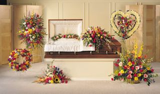 Fall color Arrangement- Wreath 